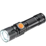 Linterna Recargable Led Tactica Usb Militar